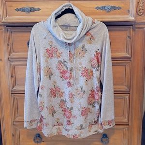 Juniper Ln Maternity Super Soft Cowlneck Pullover Sz L